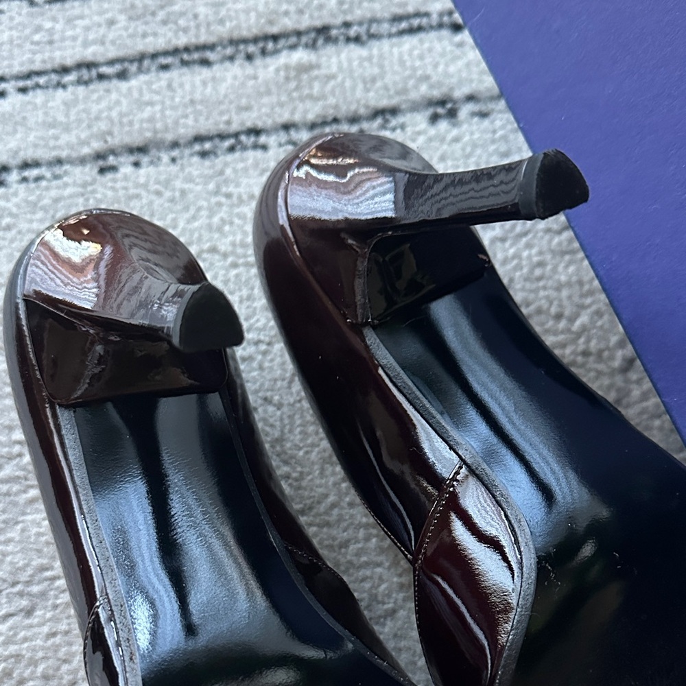 Stuart Weitzman Dulcinea Brown Degrade Patent Heels - Picture 11 of 14